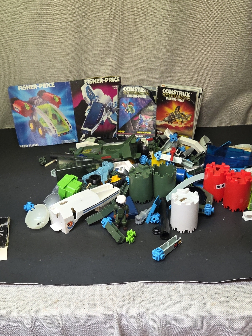 Vintage 1986 Construx Military Series 6021 CX21 Interceptor